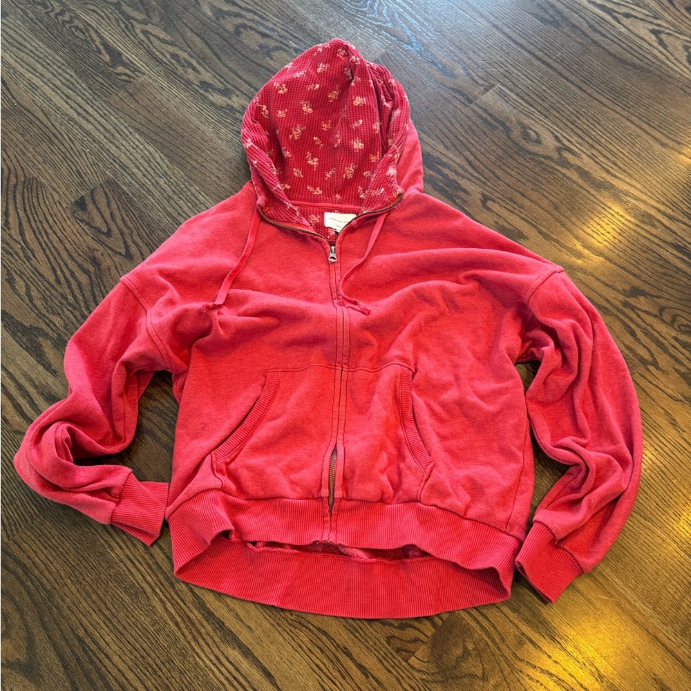 American Eagle Outfitters Red Hoodie